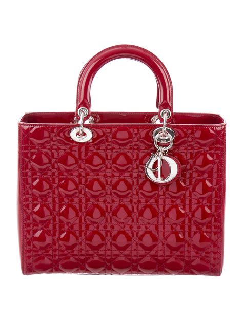 dior red purse